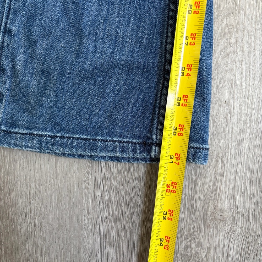 Anthropologie Pilcro Mid-Blue Flared Wide-Leg Jeans - Picture 15 of 16